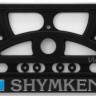 License plate frame embossed with &quot;SHYMKEHT&quot;