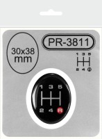 30 x 38 mm Gear lever handle sticker /PR-3811