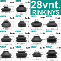 28x MULTIPACK Universal Ball Joint Rubber Dust Boot Replacement Covers Track Rod End Set Kit