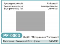 Universali apsauginė plėvelė / Universal protective film (238 mm x 345 mm), Skaidri / Transparent