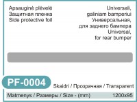 Universali apsauginė plėvelė / Universal protective film (1200 mm x 95 mm), Galiniam bamperiui/For rear bumper