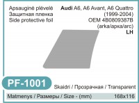 Kairės pusės apsauginė plėvelė Audi A6, A6 Avant, A6 Quattro Side Protective Film (1999 - 2004, LH)