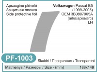 Kairės pusės apsauginė plėvelė VW Passat B5 Side Protective Film (1999 - 2005, LH)