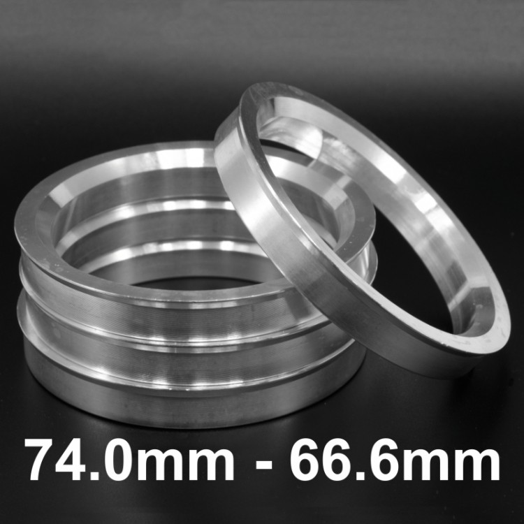 Aliuminiai Centravimo žiedai 74.0mm - 66.6mm