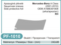 Dešinės pusės apsauginė plėvelė Mercedes - Benz A Class Side Protective Film (2001 - 2010, RH)