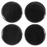 Carbon Fiber 3d domed car wheel center cap emblems stickers decals, Carbon