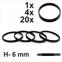Centering ring 72.3mm - 66.5mm /6mm /MOMO