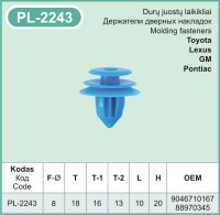 PL-2243 Plastmasiniai laikikliai automobiliams