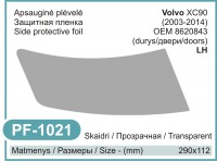 Kairės pusės apsauginė plėvelė Volvo XC 90 Door Protective Film (2003 - 2014, LH)