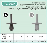 PL-2034A Plastic car holders