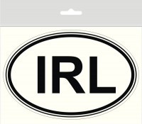 LTR-0053 Sticker "IRL" (Ireland) 100 x 65 mm