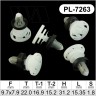 PL-7263 Plastmasinis laikiklis automobiliams tinka 1902378-99-A