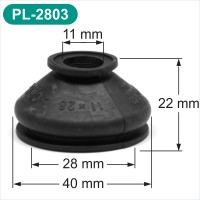 11/28/22 mm  Rubber ball joint rubber dust cover PL-2803