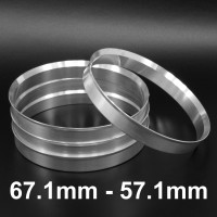 Aliuminiai Centravimo žiedai 67.1mm - 57.1mm