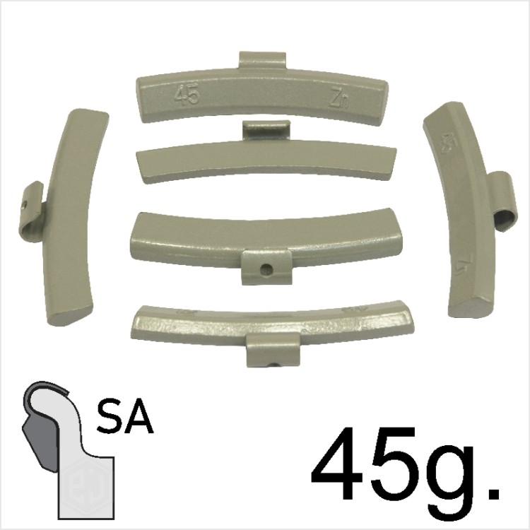 Svareliai balansavimui kalami aliuminiams ratlankiams 45 g.