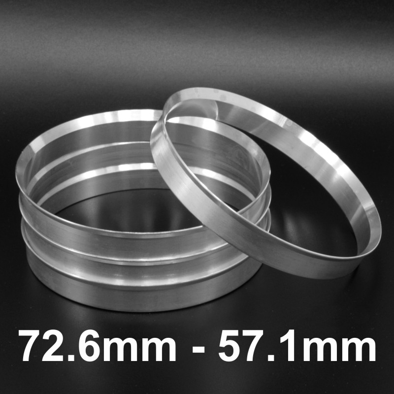 TSW 72mm To 57.1mm Spigot Rings – For Audi A4, A6, A8 Wheel Fitment