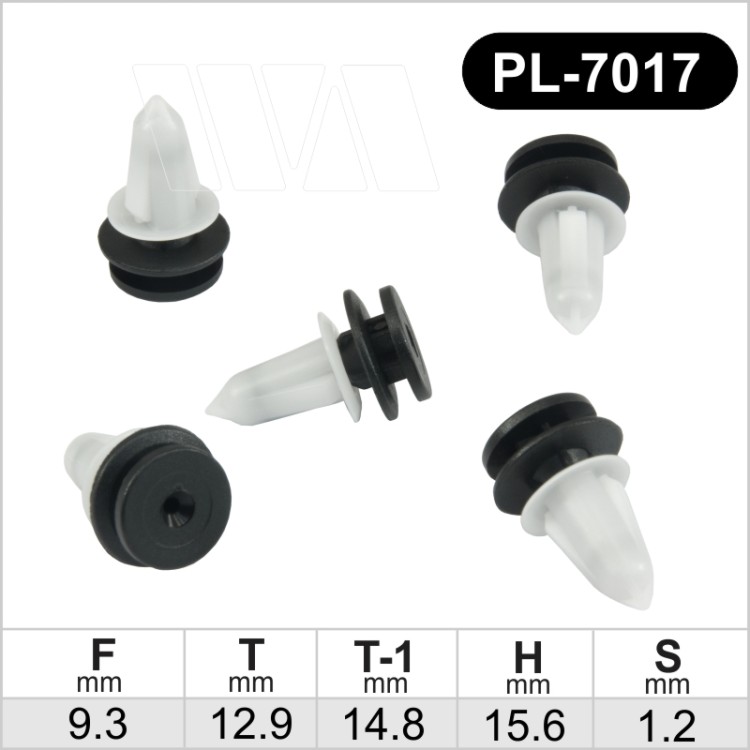 PL-7017 Plastmasinis laikiklis ir įdėklas, įvorė automobiliams tinka 3C0867333