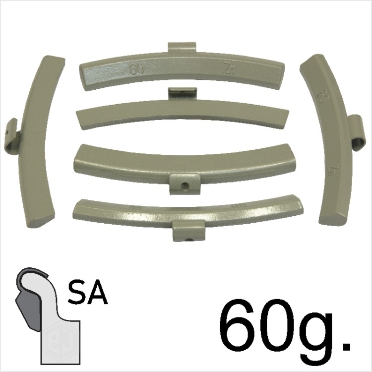 Svareliai balansavimui kalami aliuminiams ratlankiams 60 g.