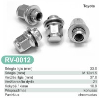 Rato veržlė RV-0012 Toyota