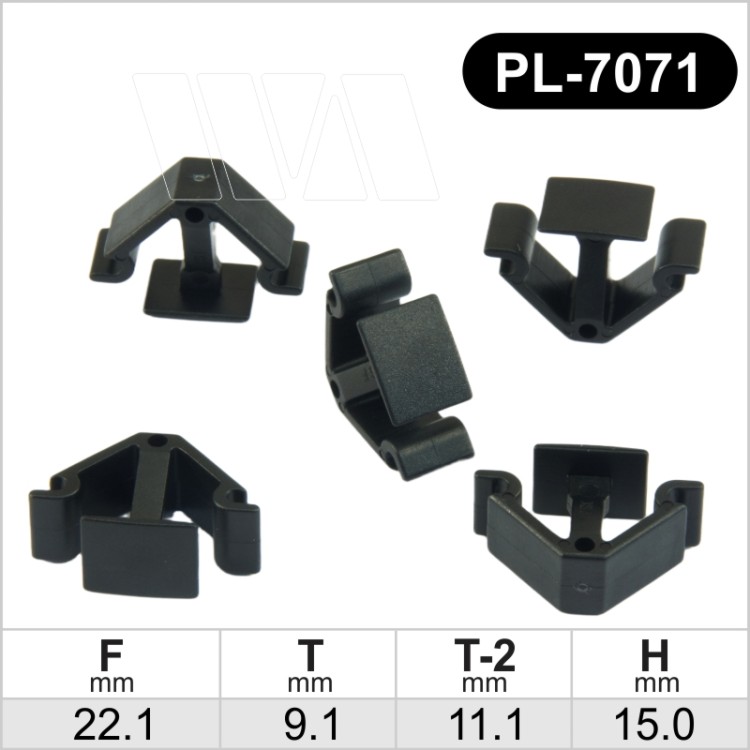 PL-7071 Plastmasinis laikiklis salono lubų apmušalų automobiliams tinka 7M0868563, 705868563A, 1013186