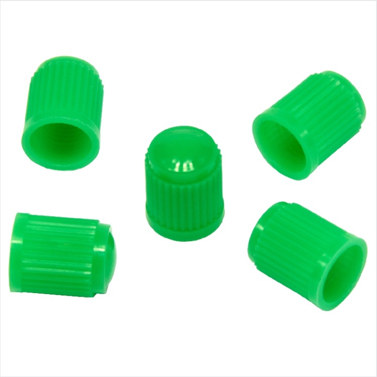 Plastmasinis ventilio dangtelis žalios spalvos