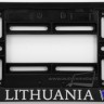 Numerio rėmelis reljefinis su užrašu "Lithuania" su Lietuvos herbu ir ES vėliava, 300x150 mm numeriams