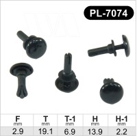 PL-7074 Plastmasinis laikiklis apdailos fiksatorius (sąvarža) automobiliams tinka 1112572-00-A