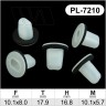 PL-7210 Plastmasinis laikiklis automobiliams tinka 871262E000