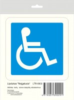 LTR-0003 Lipdukas "Neįgalusis" (atitinka KET reikalavimus)
