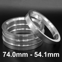 Aliuminiai Centravimo žiedai 74.0mm - 54.1mm